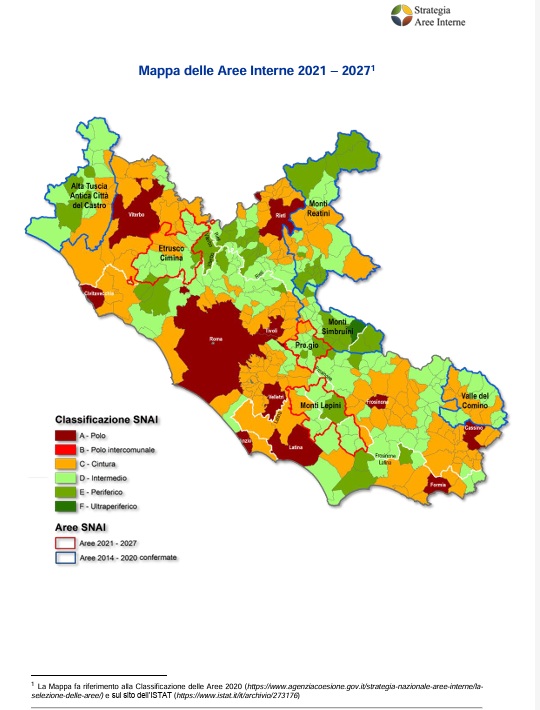 - promuovere un percorso comune contro declino aree interne