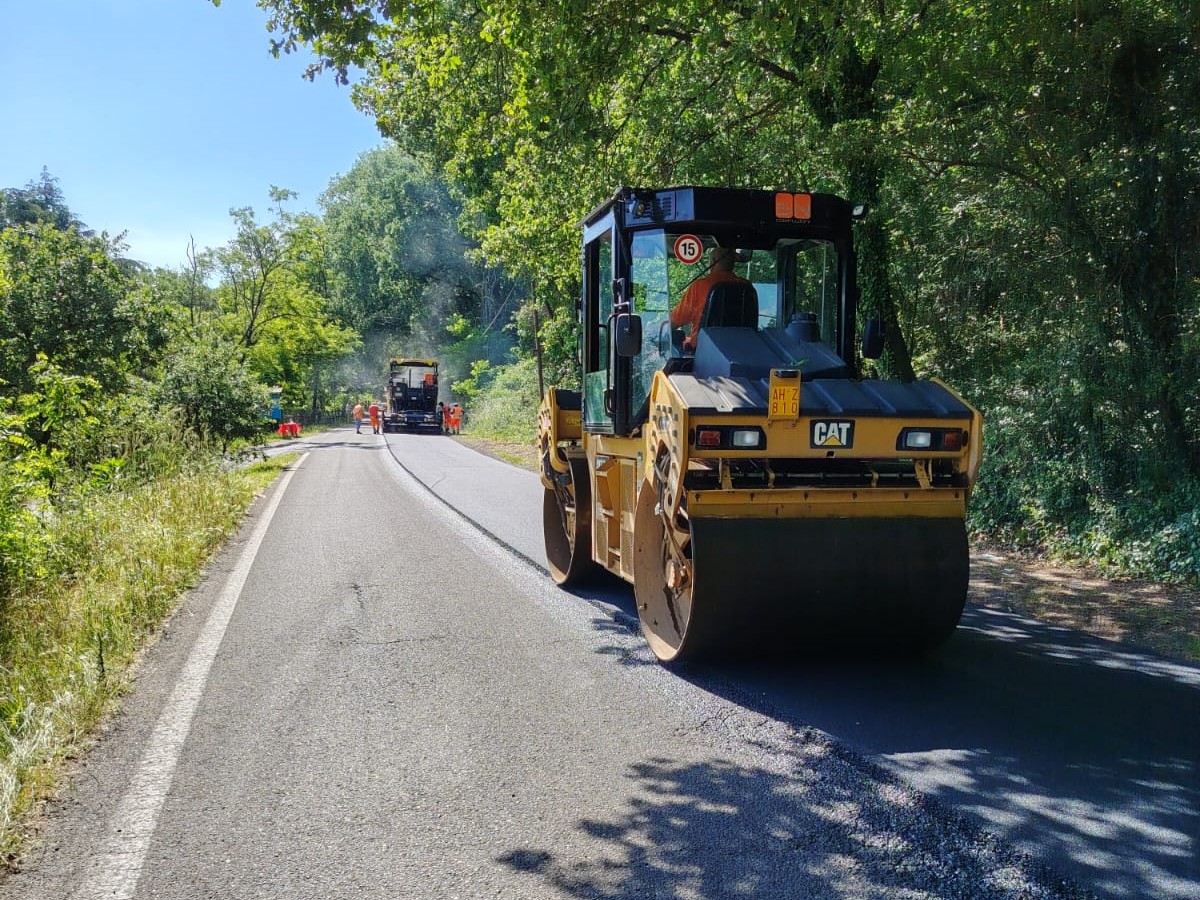 - iniziati i lavori di riqualificazione e messa in sicurezza della SP 39 Valle di Vico